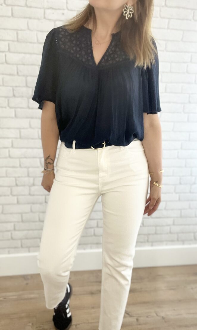 Blouse Orlane Marine – Image 3