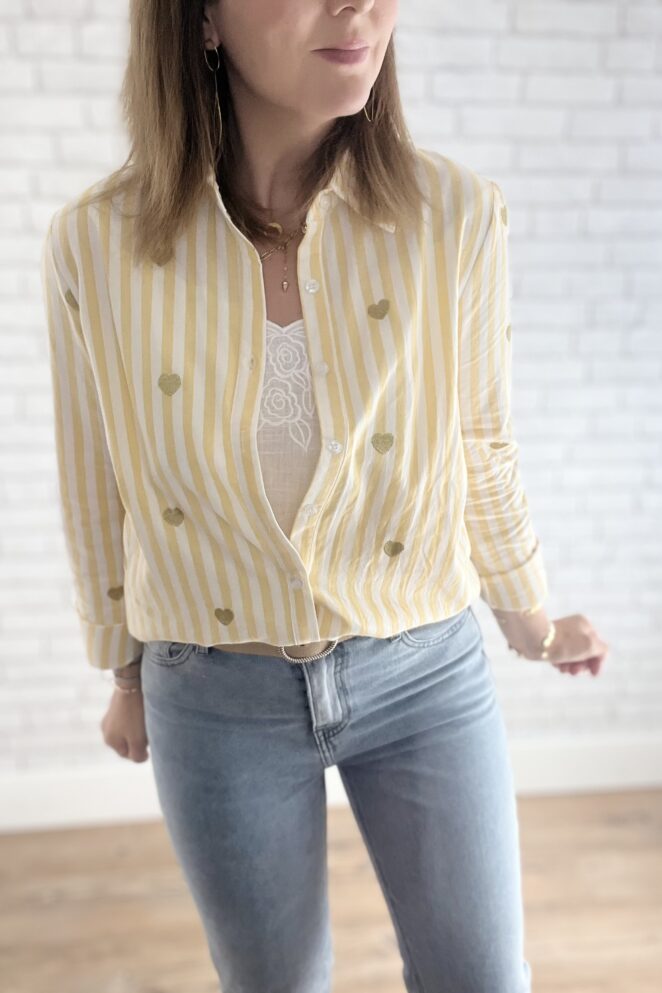 Chemise Jenna Jaune