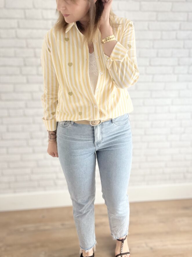 Chemise Jenna Jaune – Image 3