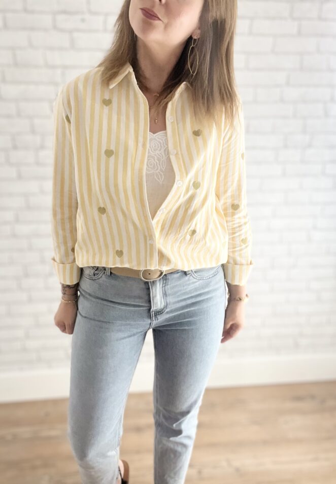 Chemise Jenna Jaune – Image 2