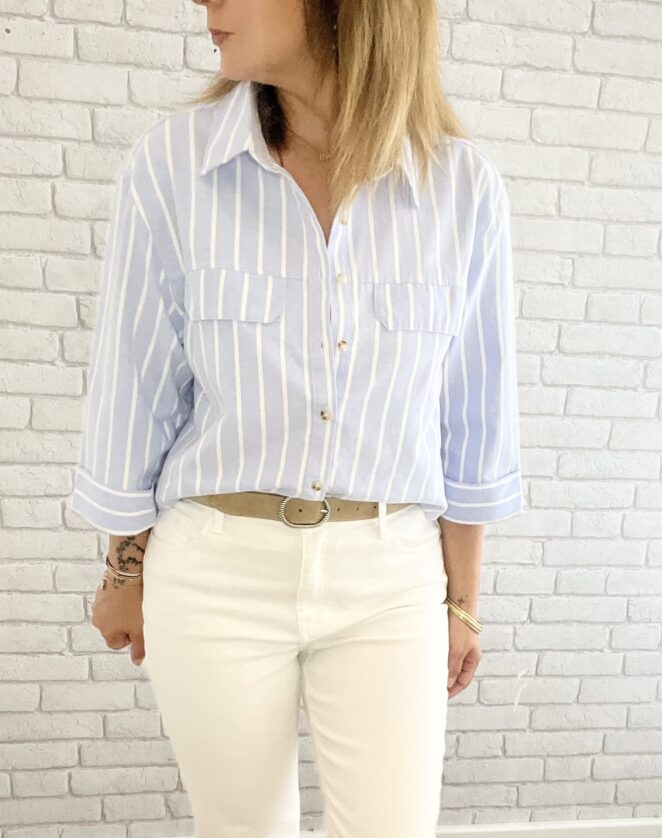 Chemise Soizic Bleu Ciel – Image 4