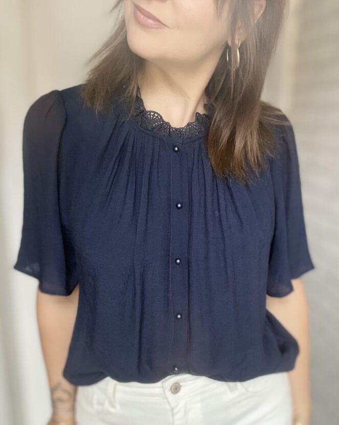 Blouse Capucine Marine