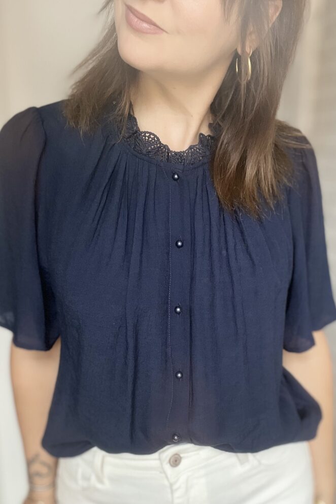 Blouse Capucine Marine