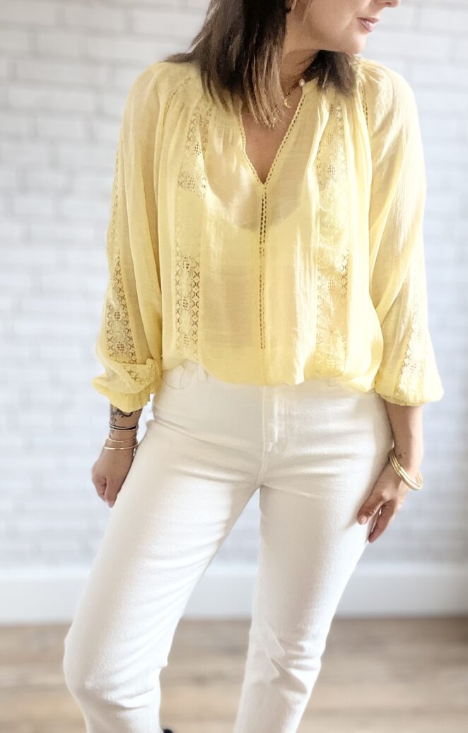 Blouse Emma Jaune – Image 2
