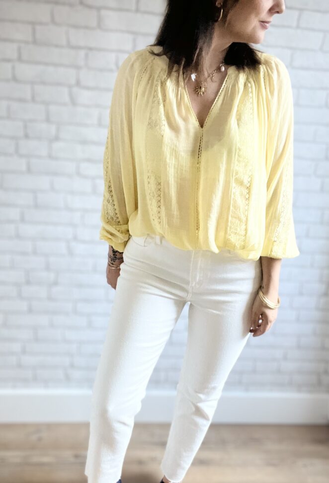 Blouse Emma Jaune – Image 4