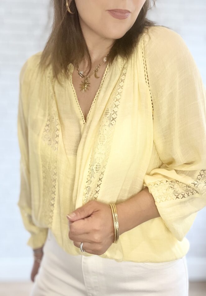 Blouse Emma Jaune – Image 5