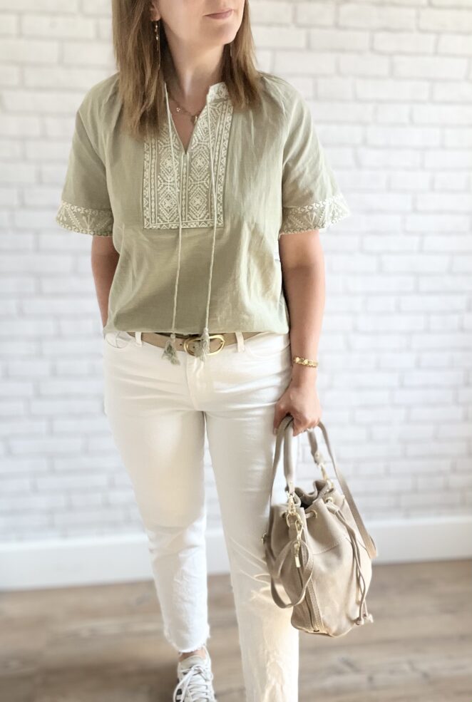 Blouse Janelle Kaki – Image 5