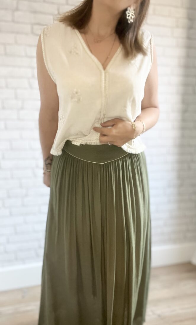 Jupe Anna Kaki – Image 5