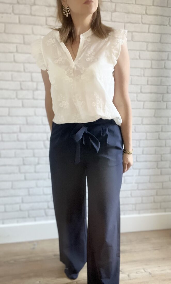 Pantalon Eliott Marine – Image 2