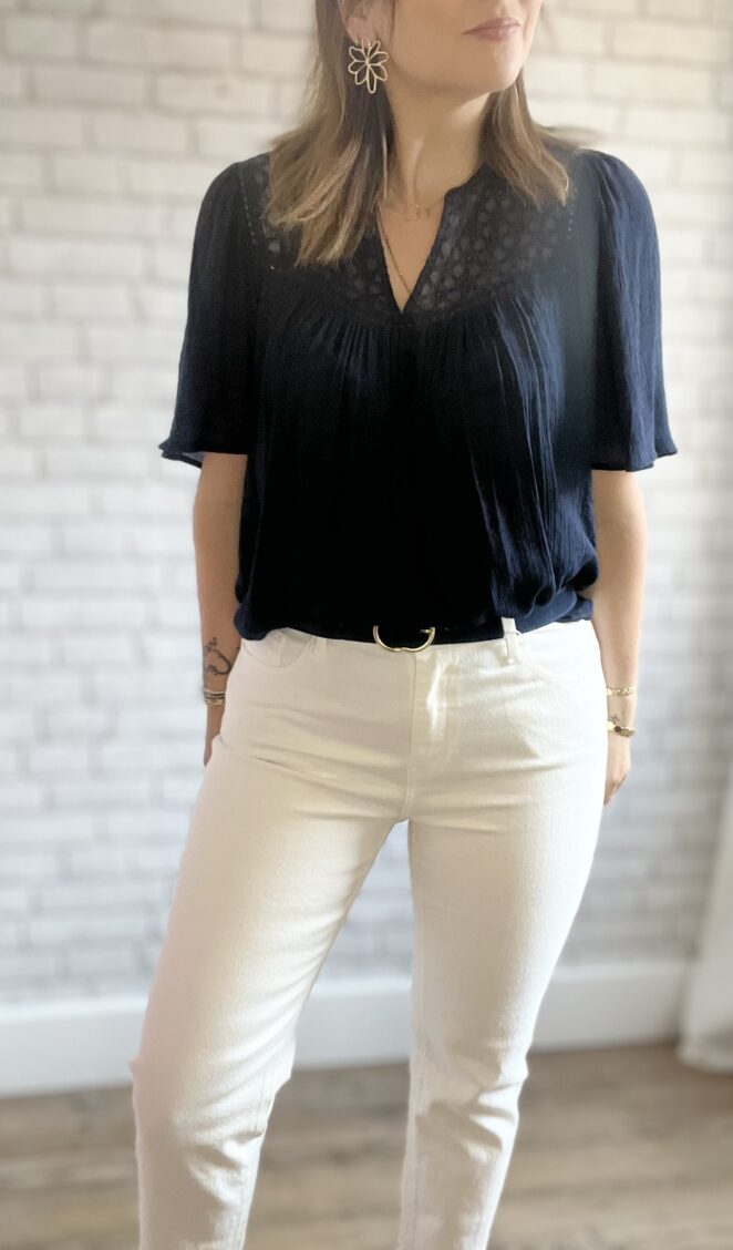 Blouse Orlane Marine – Image 2