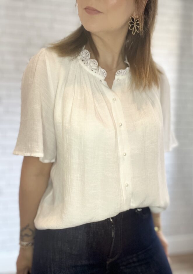 Blouse Capucine Blanc