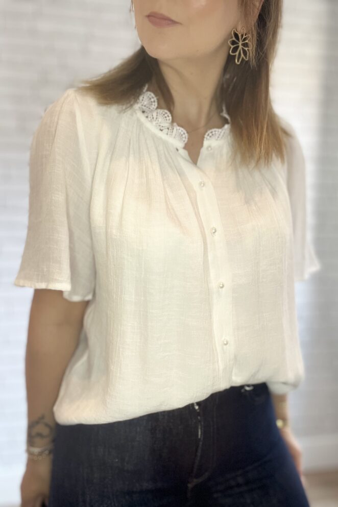 Blouse Capucine Blanc