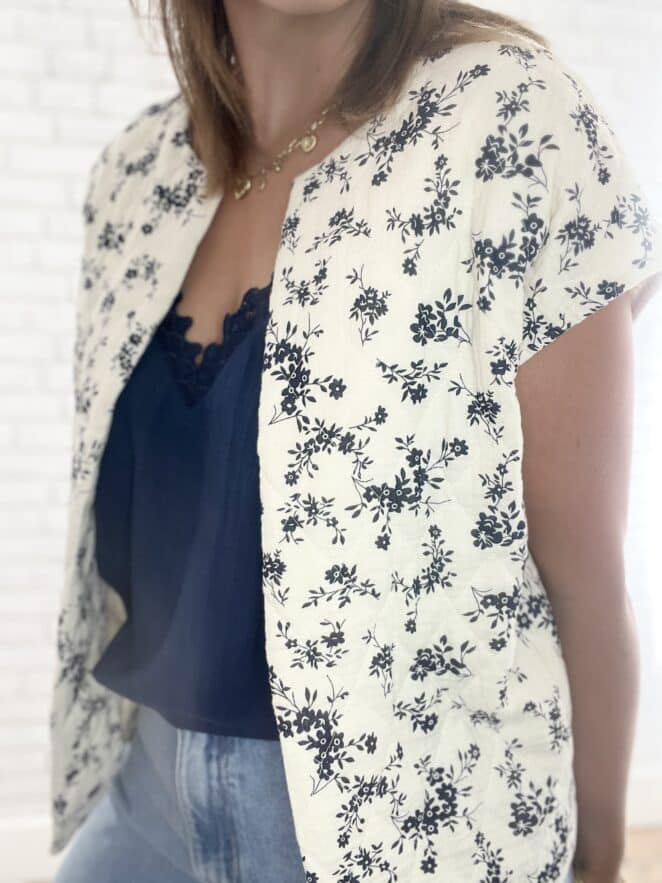 Veste sans manches Billie Crème – Image 4