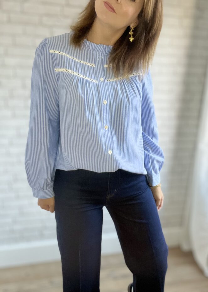 Chemisier Edène Bleu