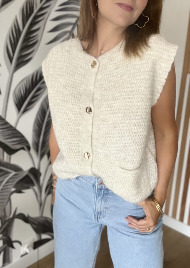 Gilet Aaron Beige