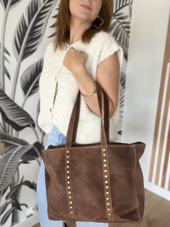 Sac Cuir Uxane Chocolat