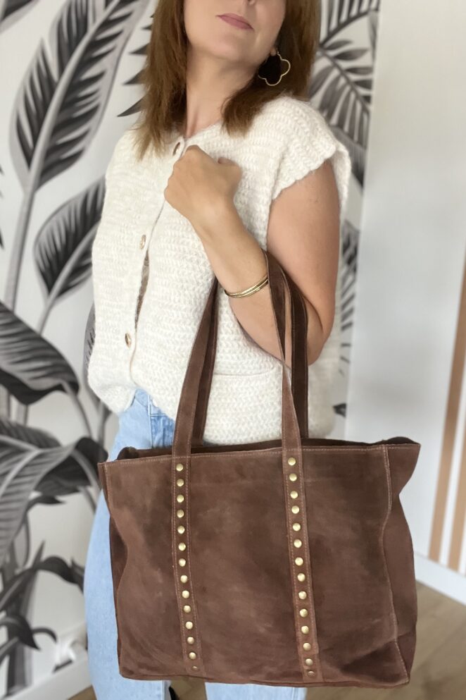 Sac Cuir Uxane Chocolat