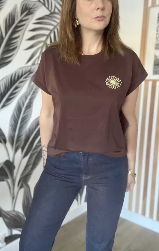 Tee shirt Octave Chocolat – Image 2