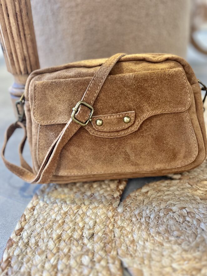 Sac Cuir Lennie Camel