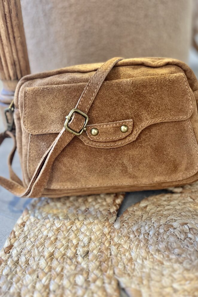 Sac Cuir Lennie Camel