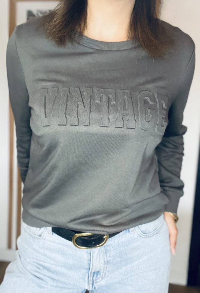 Sweat Olivia Gris Foncé – Image 4
