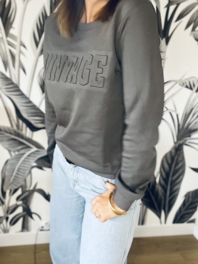 Sweat Olivia Gris Foncé