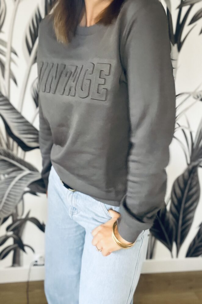 Sweat Olivia Gris Foncé
