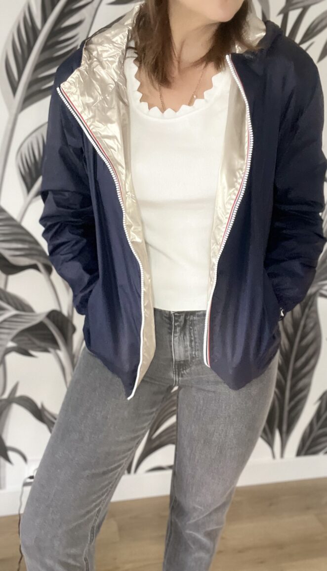 Parka Mia Marine/Doré – Image 4