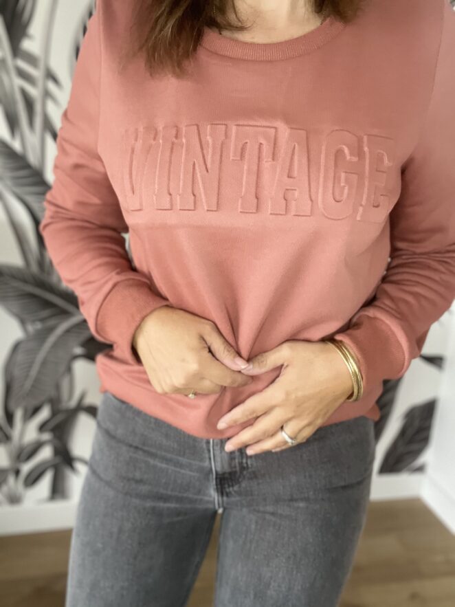 Sweat Olivia Vieux Rose – Image 2