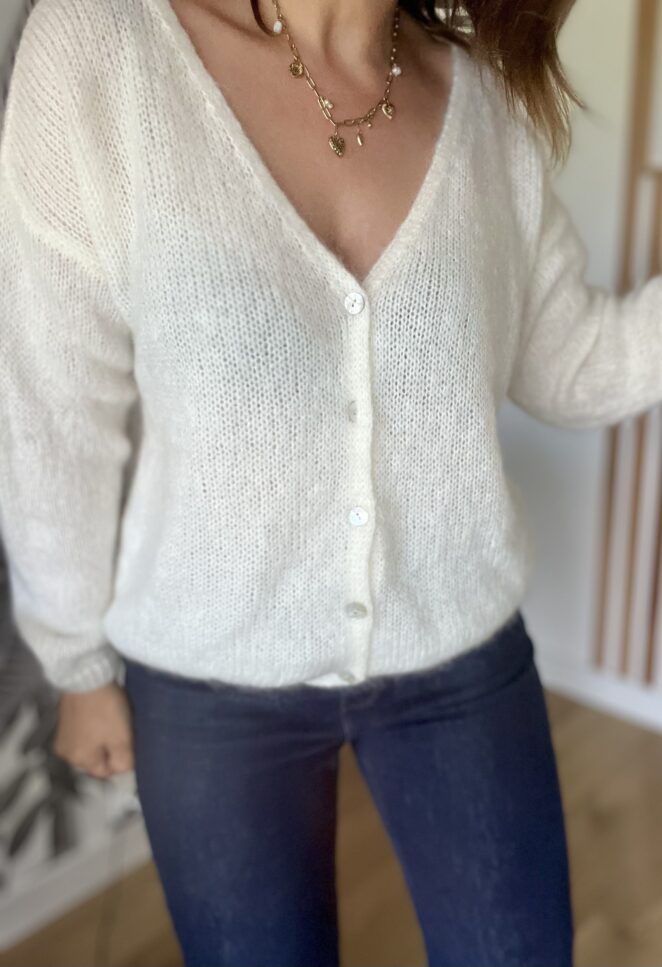 Gilet Chloé Blanc