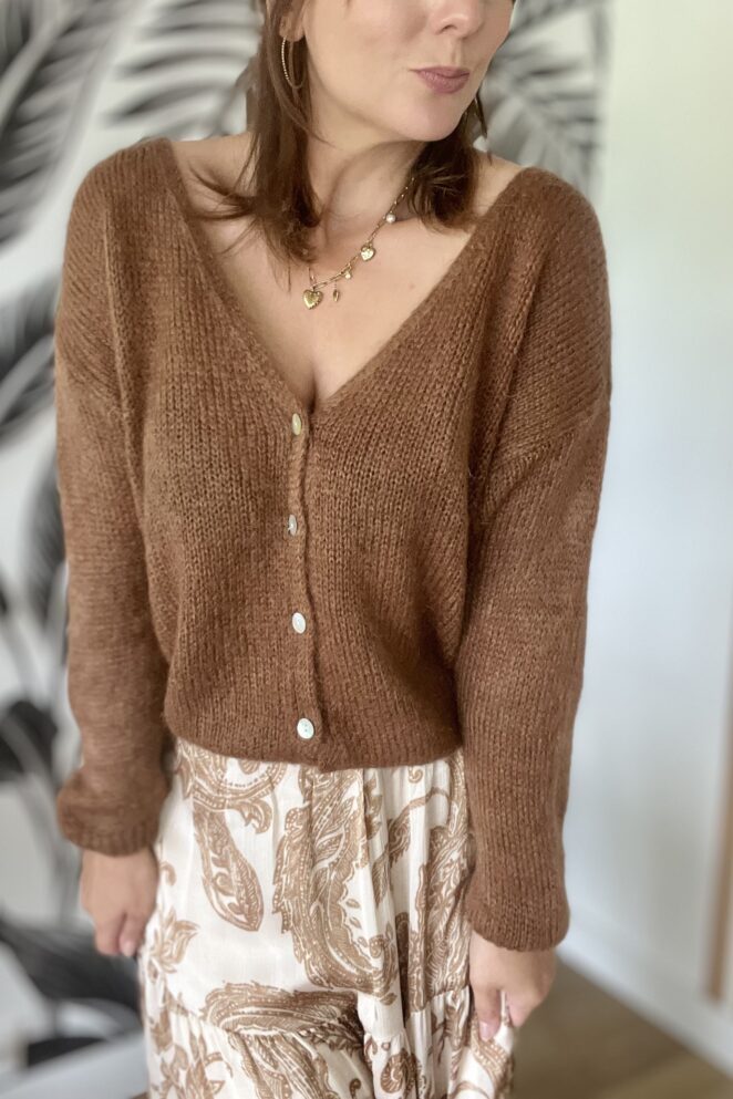Gilet Chloé Camel