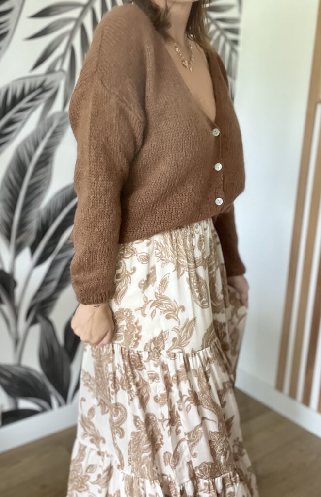 Jupe Camilla Camel/Beige – Image 3