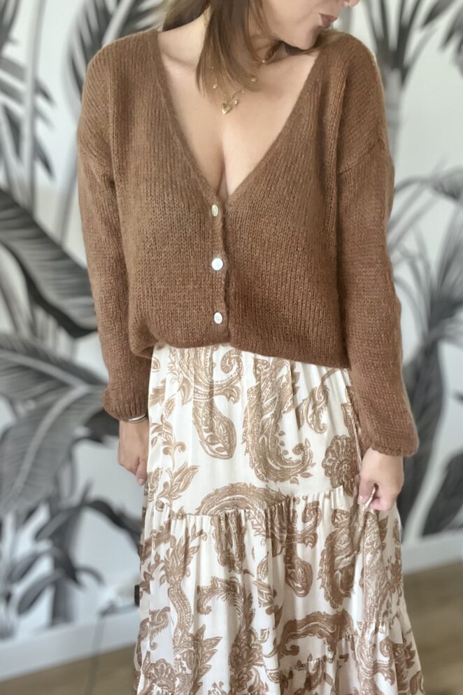 Jupe Camilla Camel/Beige