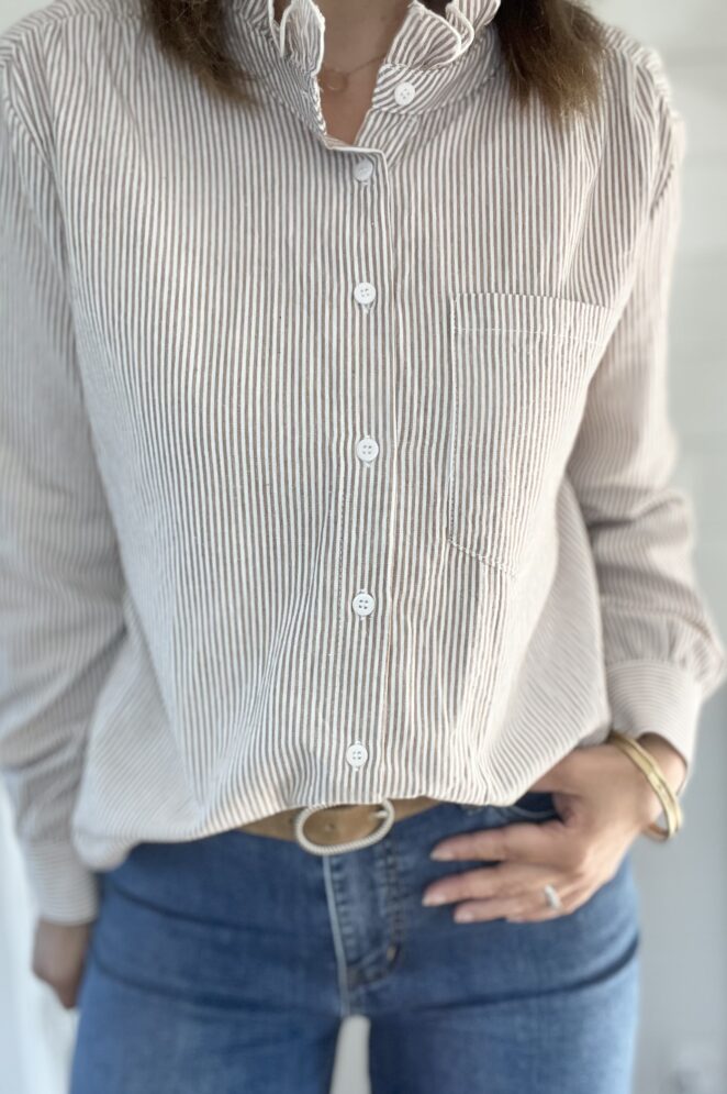 Chemisier Charlotte Beige – Image 2
