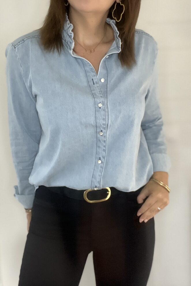 Chemise Eva Denim Clair