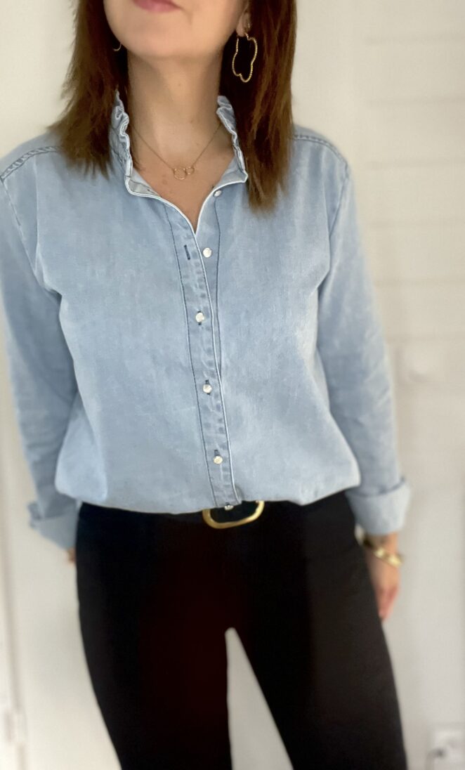 Chemise Eva Denim Clair – Image 4