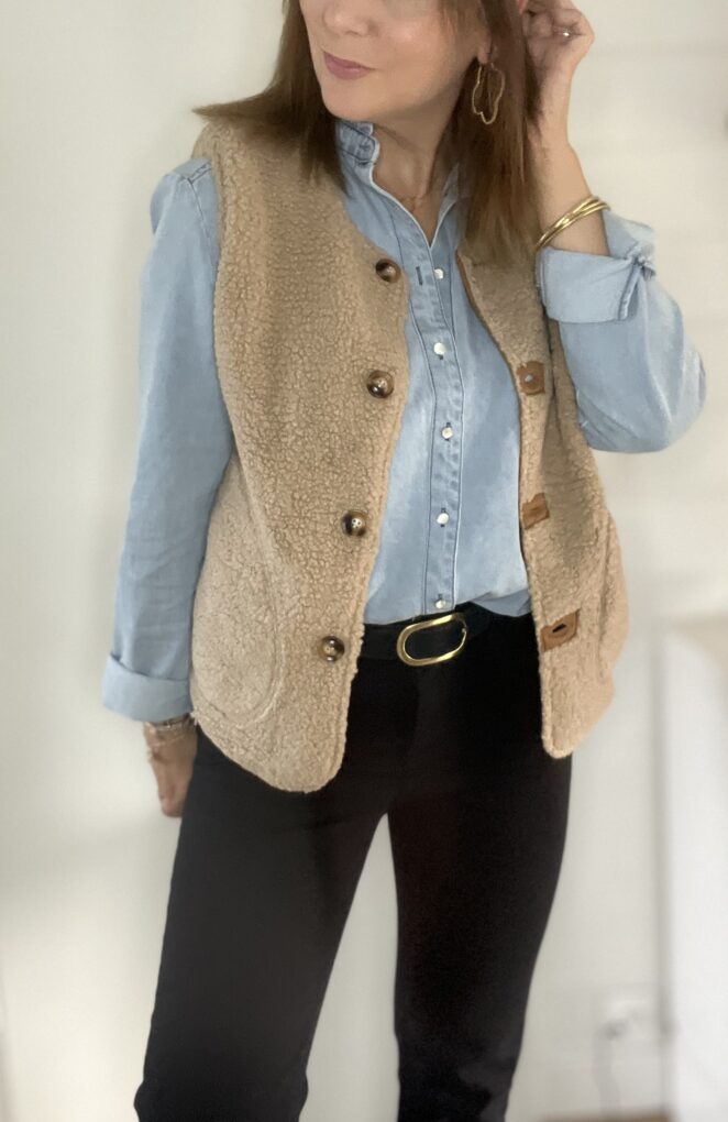Gilet Victor Beige/Camel