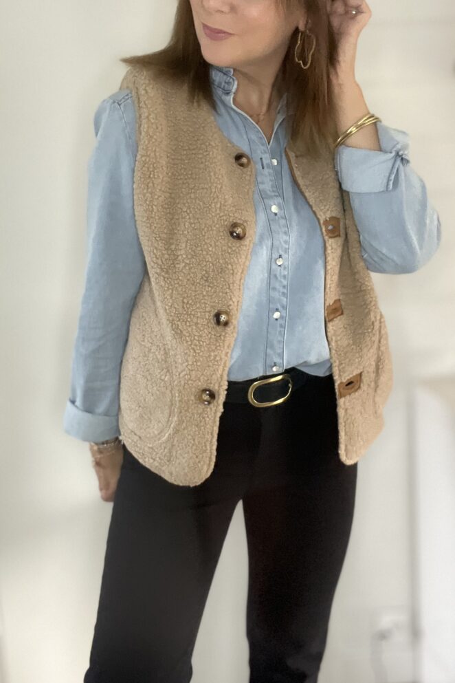 Gilet Victor Beige/Camel