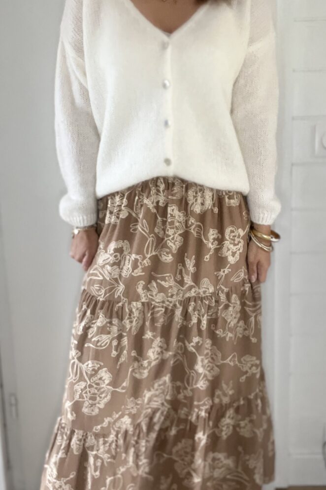 Jupe Colline taupe
