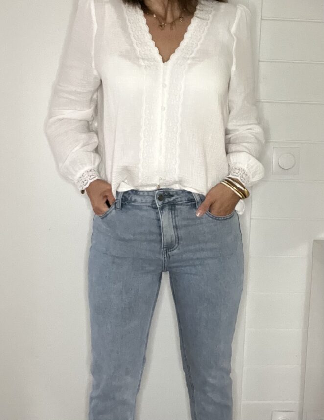 Blouse Carla Blanc – Image 3