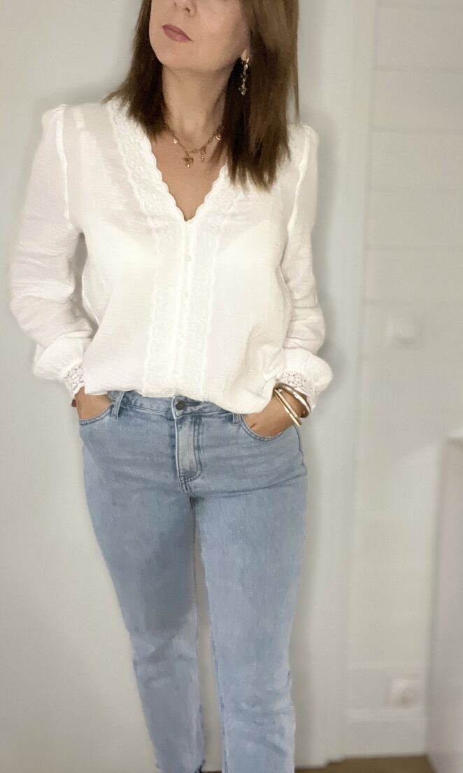 Blouse Carla Blanc