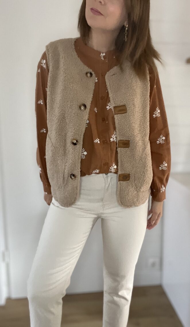 Chemisier Lise Camel