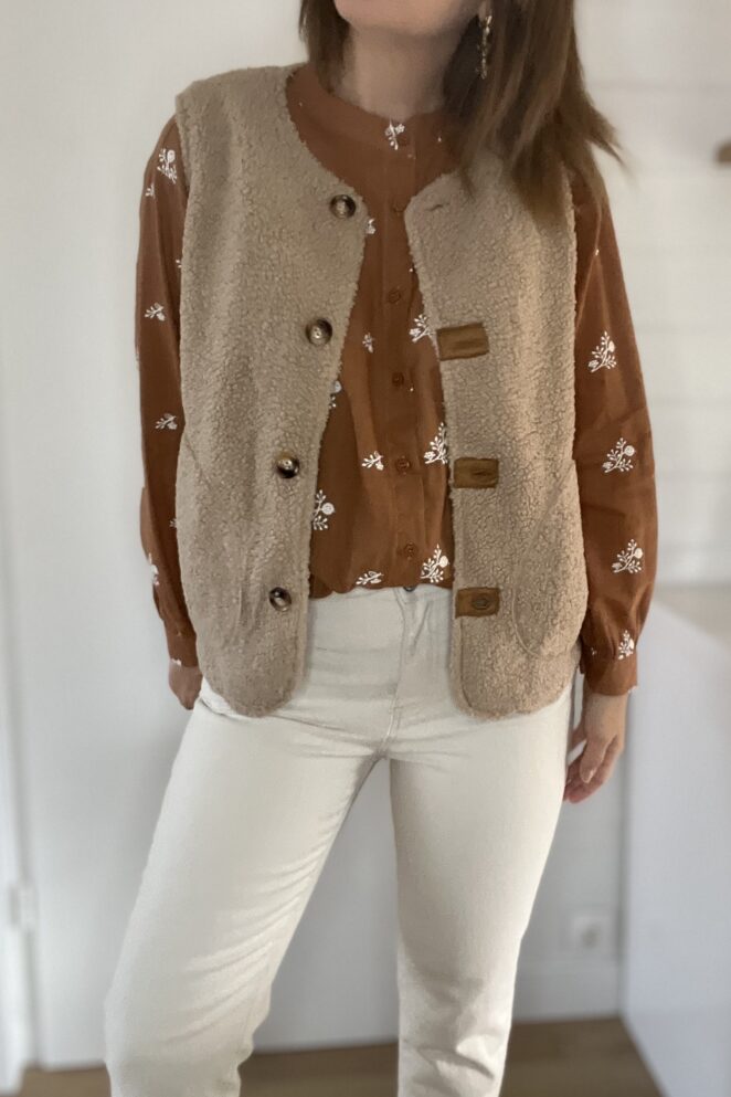 Chemisier Lise Camel