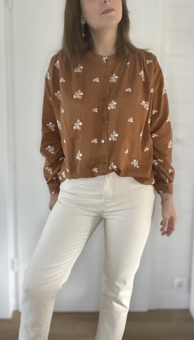 Chemisier Lise Camel – Image 2