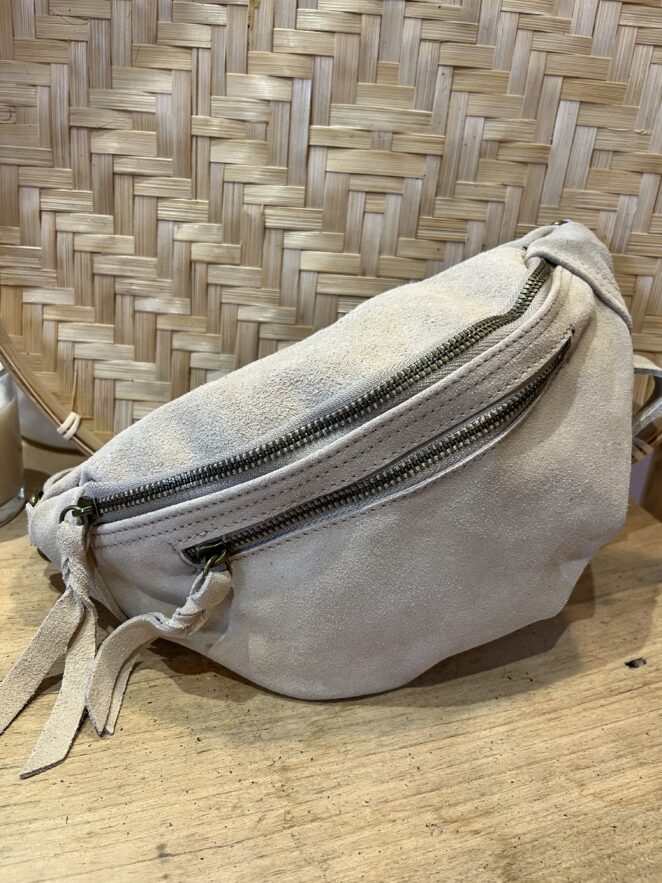 Sacoche Cuir Beige