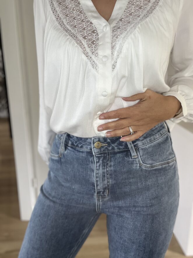 Jean Milena Mom Fit Bleu Vintage – Image 3