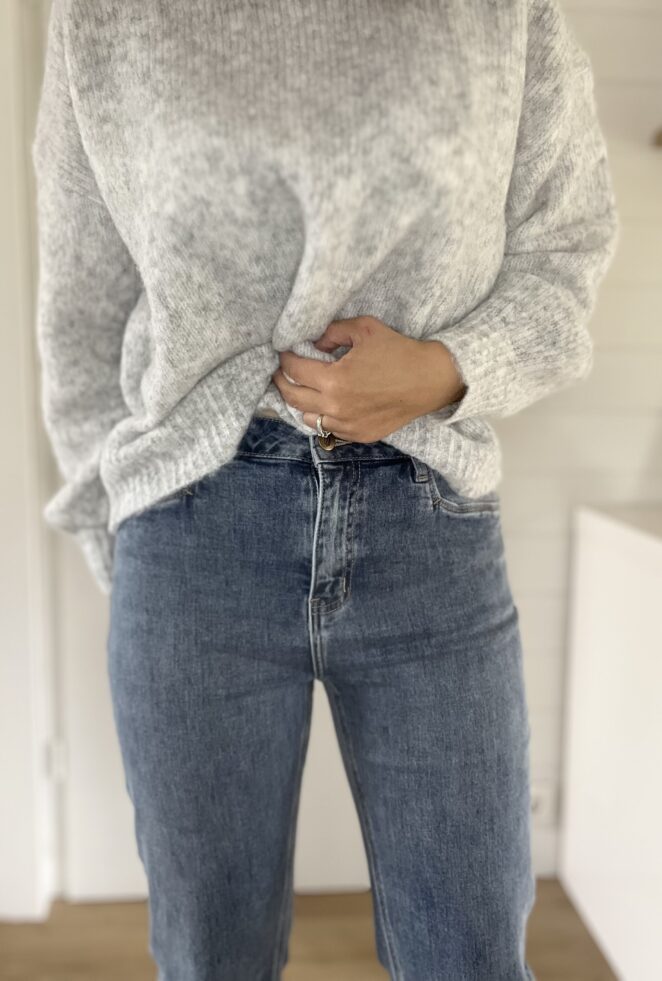 Jean Milena Mom Fit Bleu Vintage – Image 2