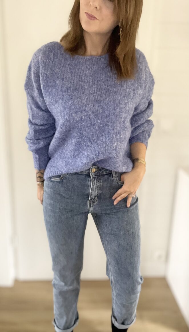 Pull Marceau Bleu Jean – Image 2