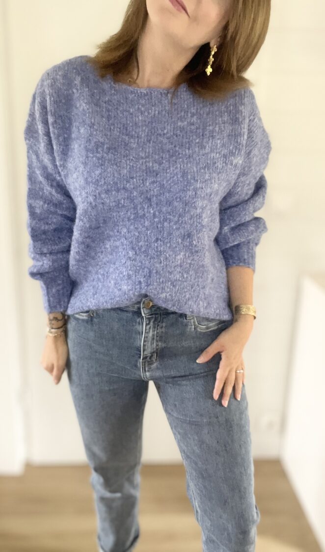 Pull Marceau Bleu Jean – Image 3