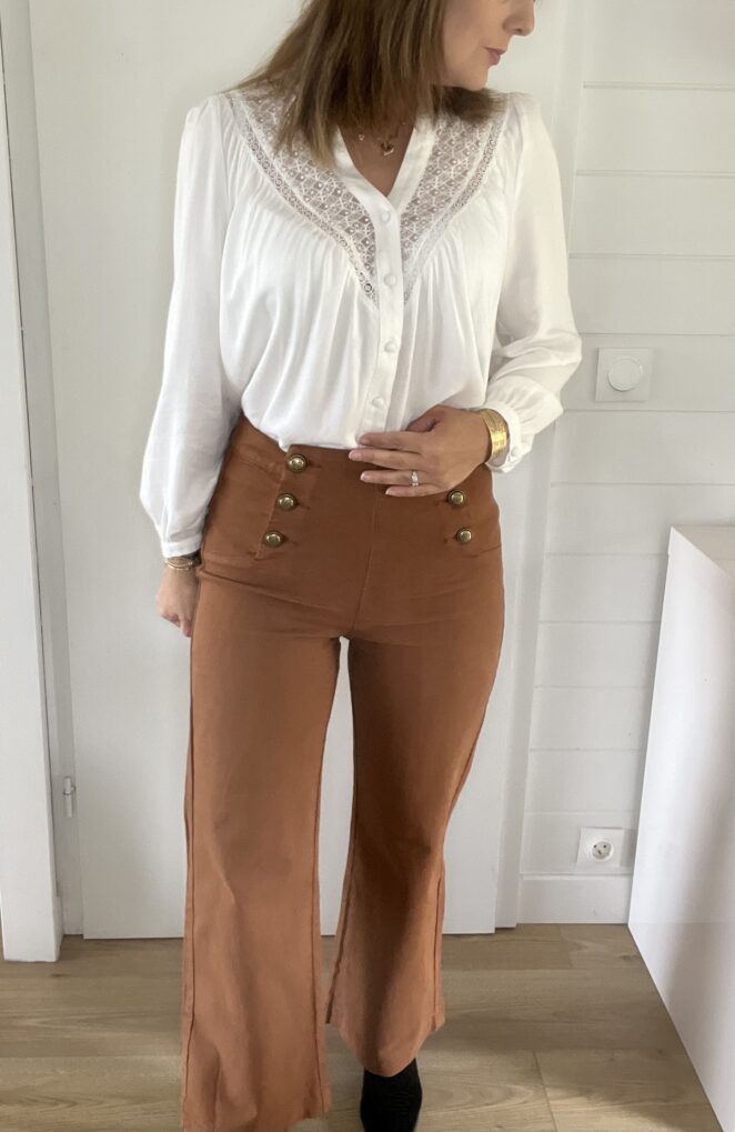 Jean Victorine Wide Camel – Image 5